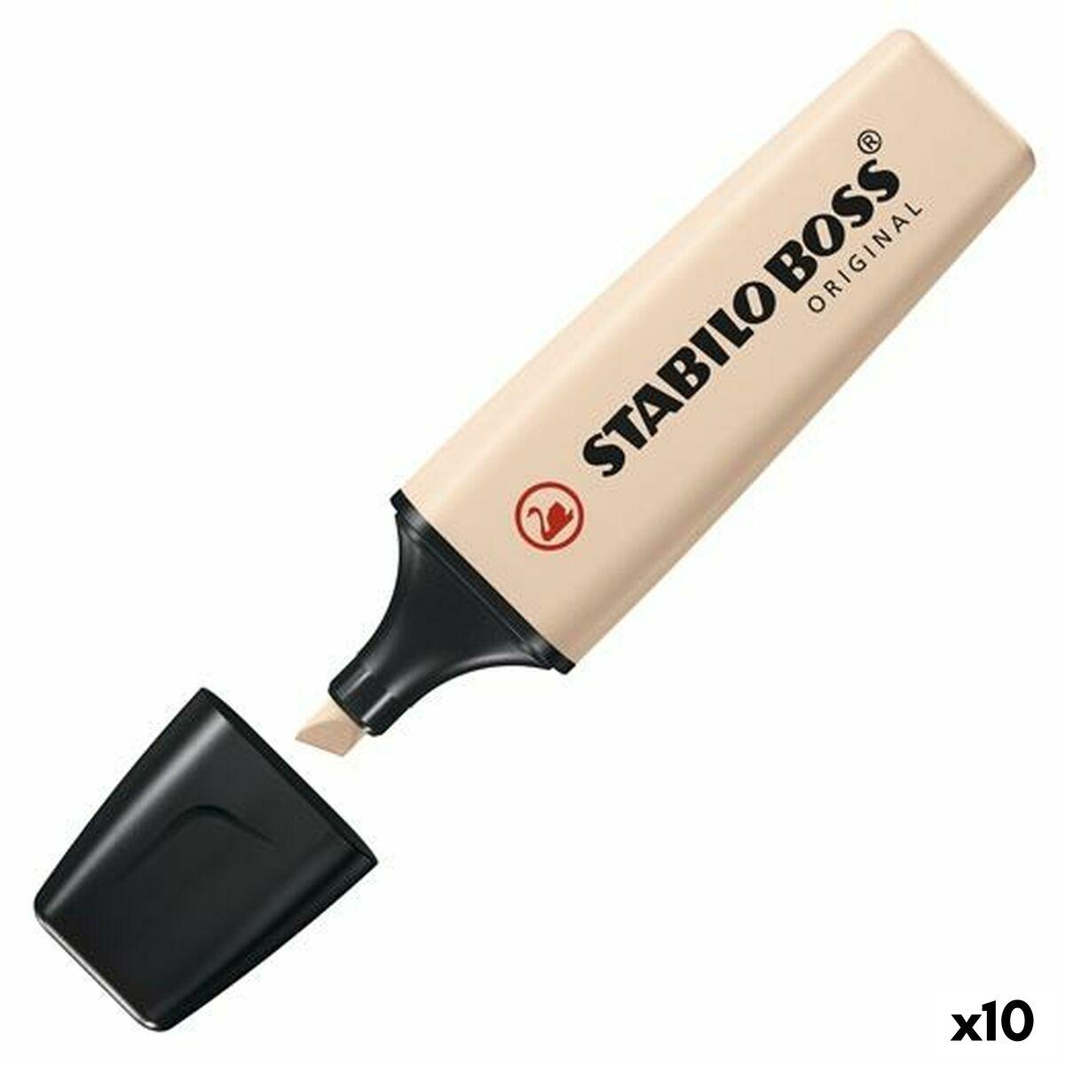 Subrayador Stabilo Nature Colors Beige (10 Unidades)