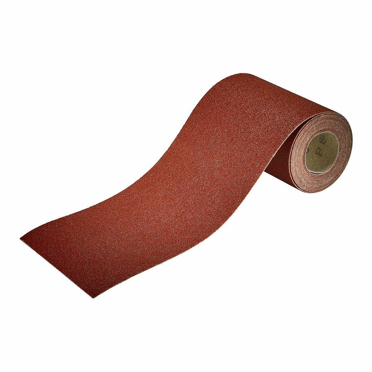 Rollo de fibra abrasiva Wolfcraft 1740000 4 m 80 g 115 mm