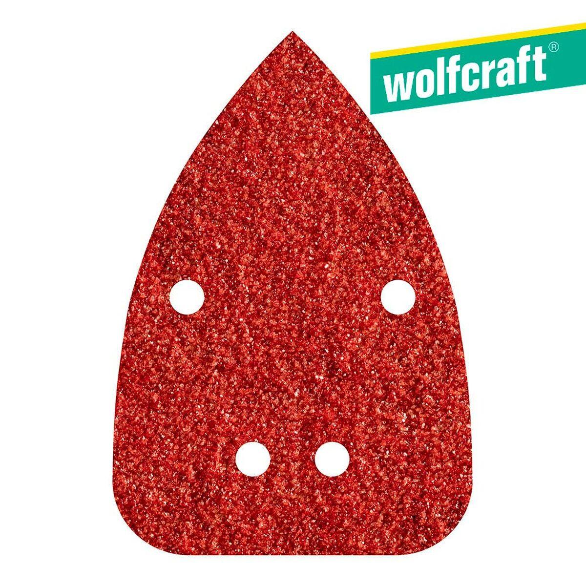 Papel de lija Wolfcraft 1763000 120 g (10 Unidades)