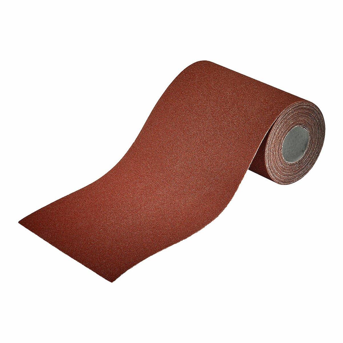 Rollo de fibra abrasiva Wolfcraft 1772000 5 m 80 g 115 mm