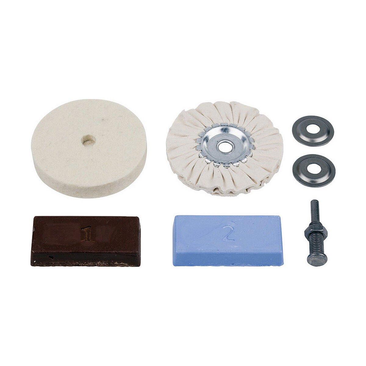 Juego de pulido para bricolaje Wolfcraft 2178000 7 Piezas