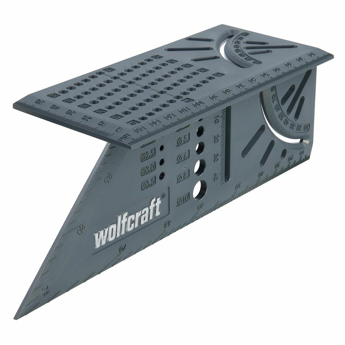 Escuadra de carpintero Wolfcraft Plástico Ángulo Cabezales intercambiables
