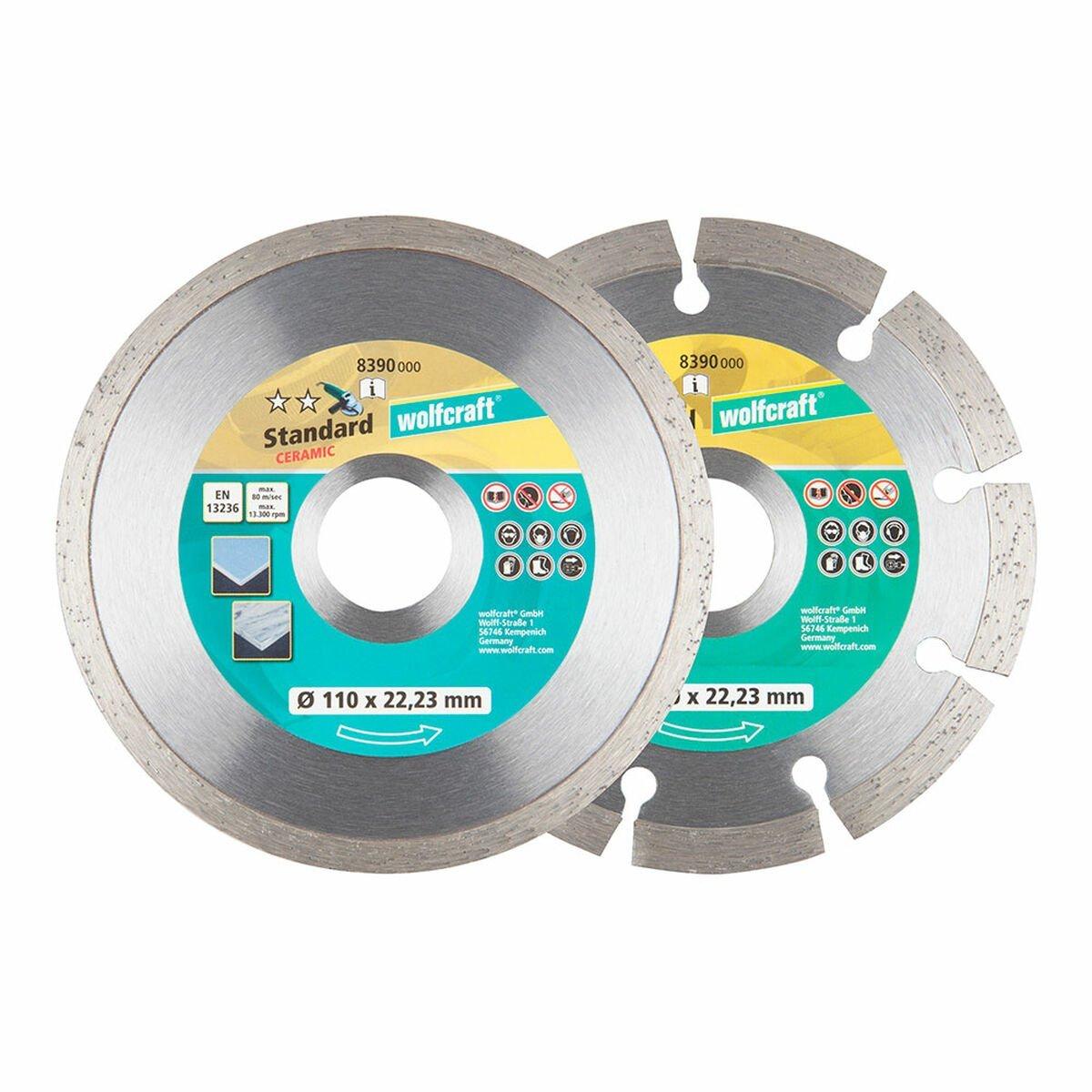Disco de corte diamantado Wolfcraft 8390000