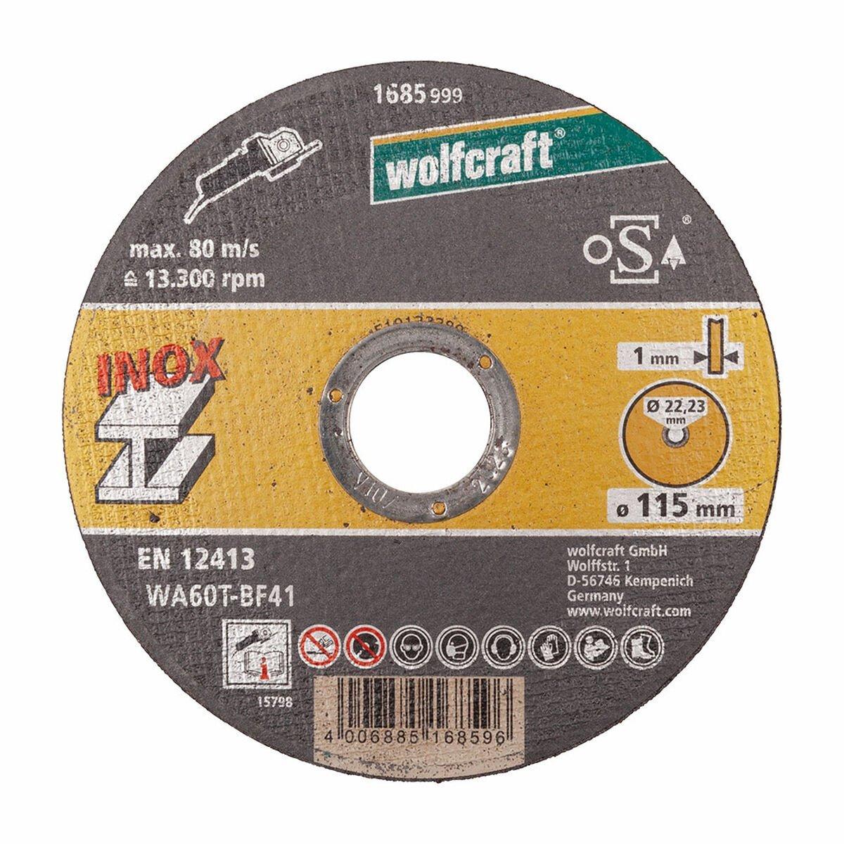 Discos de corte Wolfcraft 8462000 Ø 115 mm