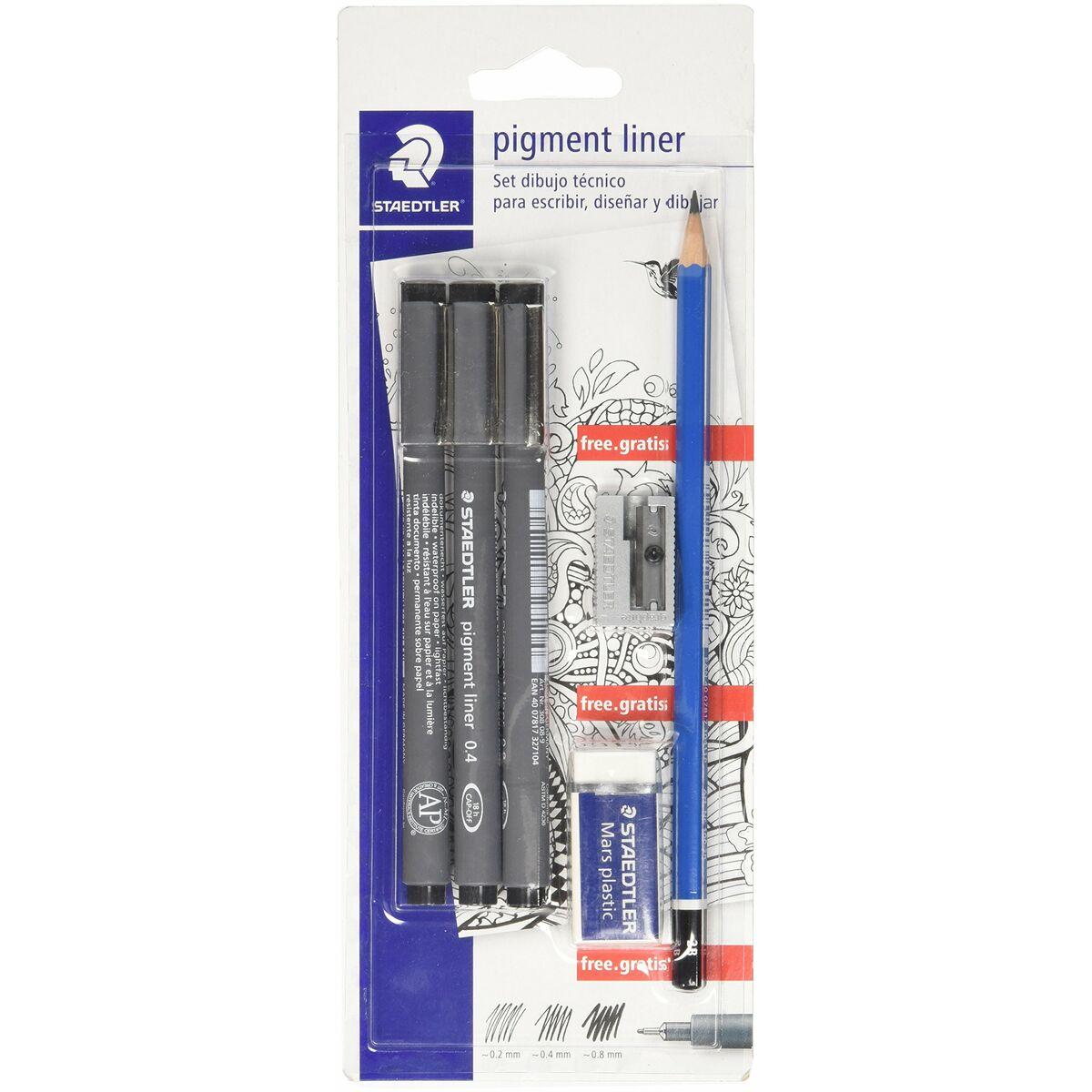 Set de Dibujo Staedtler 308 SBK3P2 (3 Piezas)