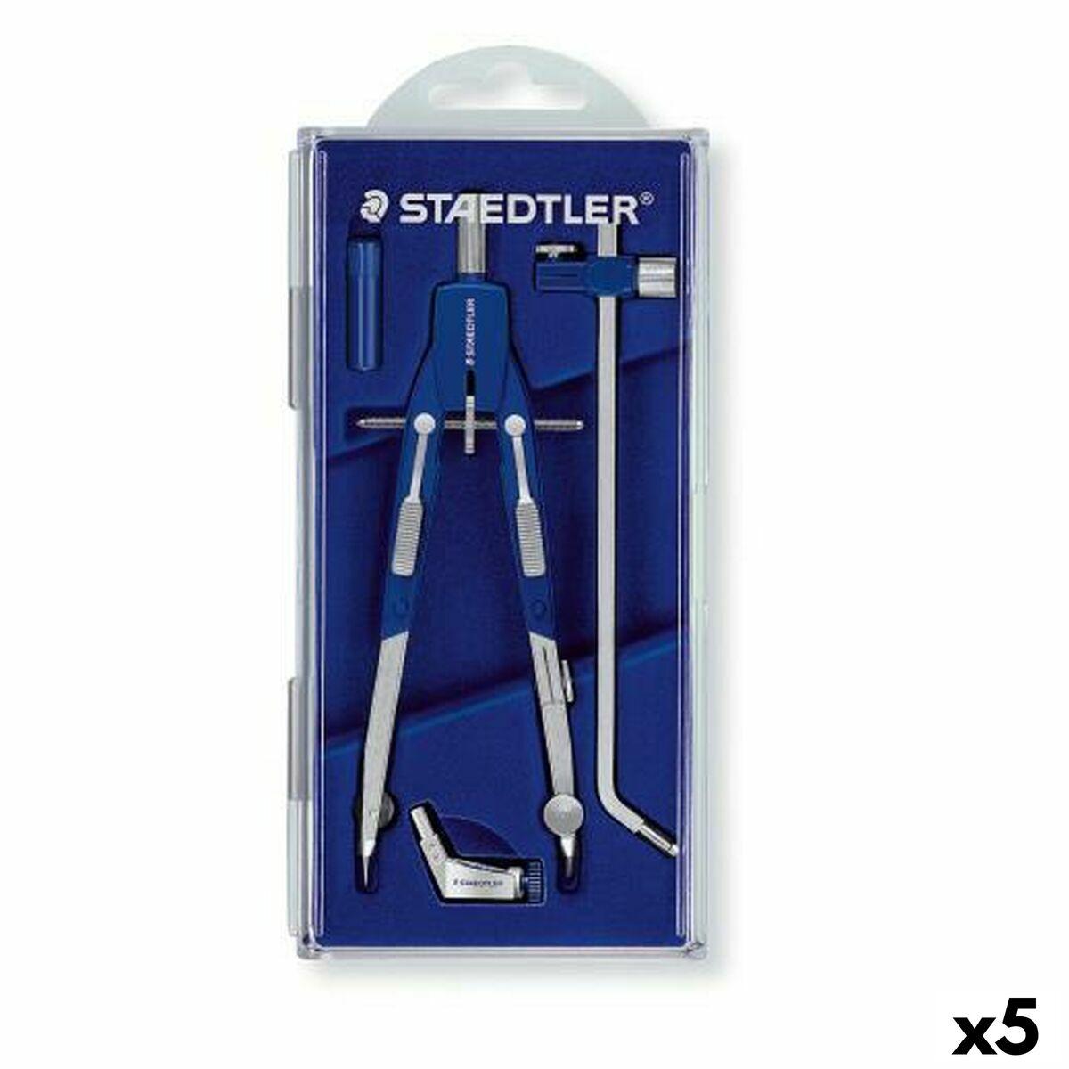 Compás Staedtler Mars Quickwbow Azul Plateado (5 Unidades)