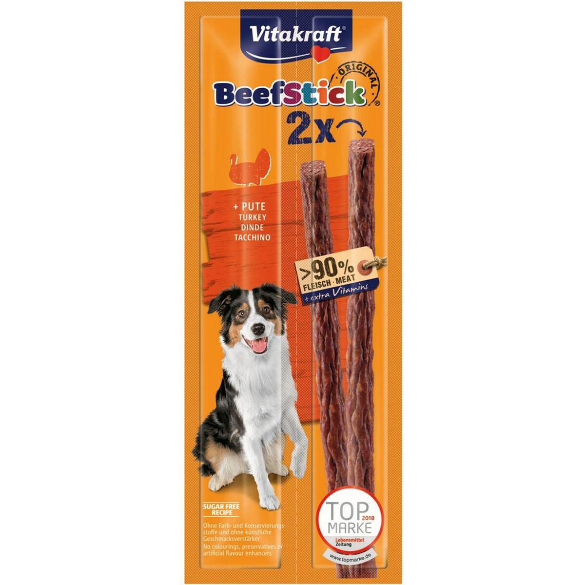 Snack para Perros Vitakraft Beef Stick with turkey Pavo 2 Piezas