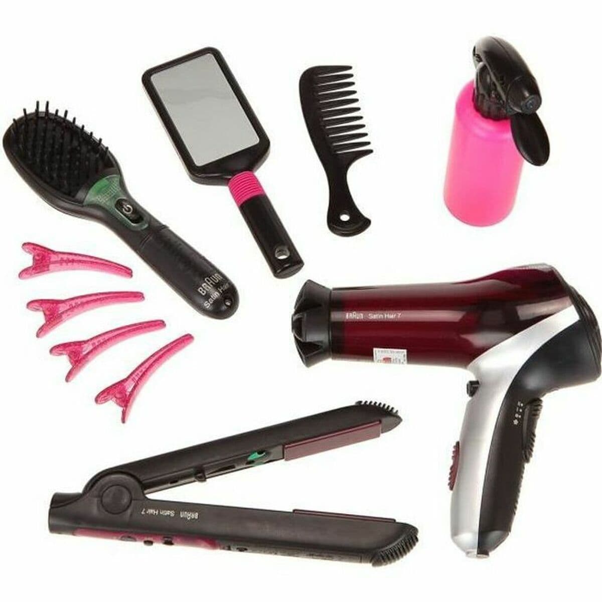 Set de Peluquería Infantil Klein set Braun Satin Hair 7