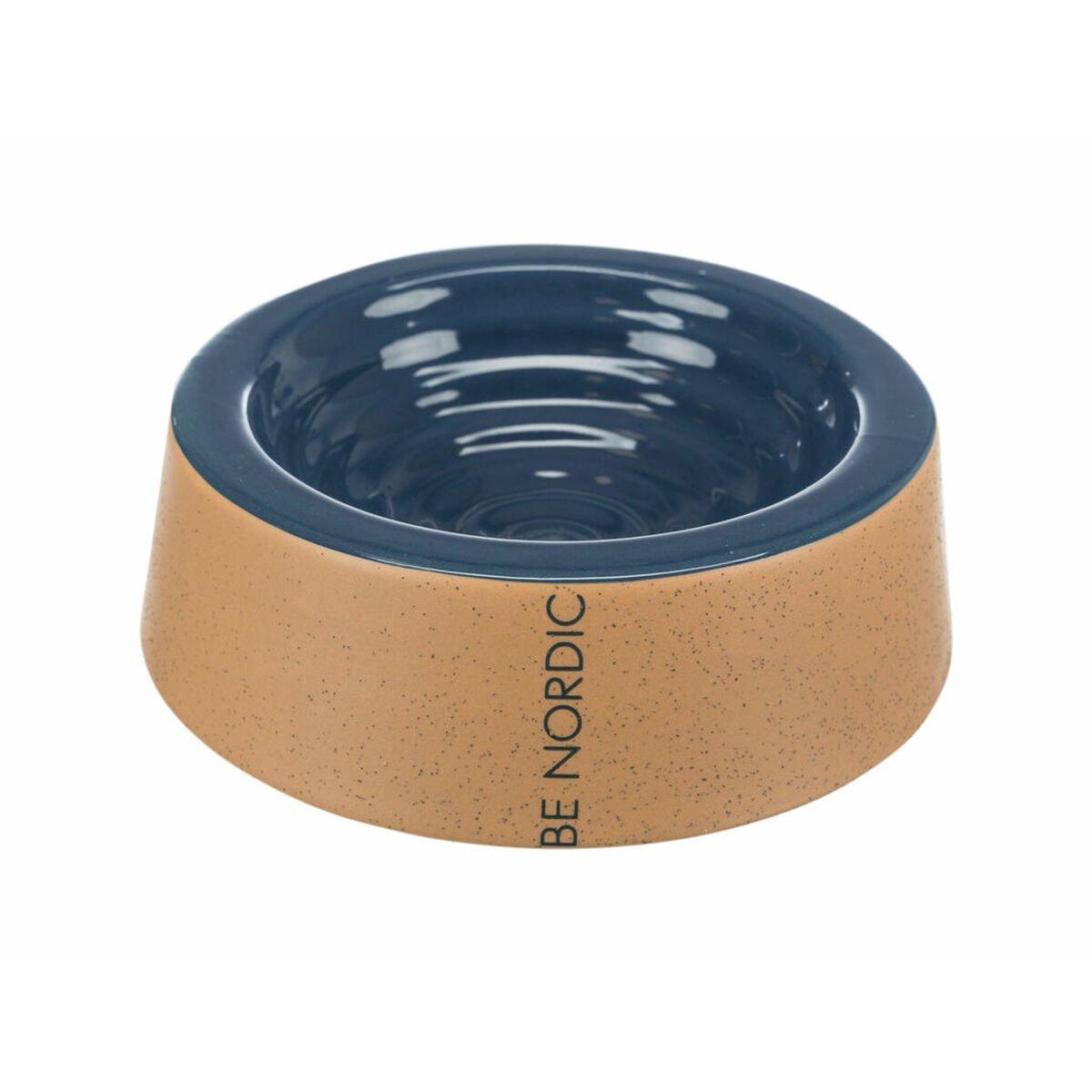 Comedero para Perro Trixie BE NORDIC Beige Azul oscuro 200 ml 16 cm