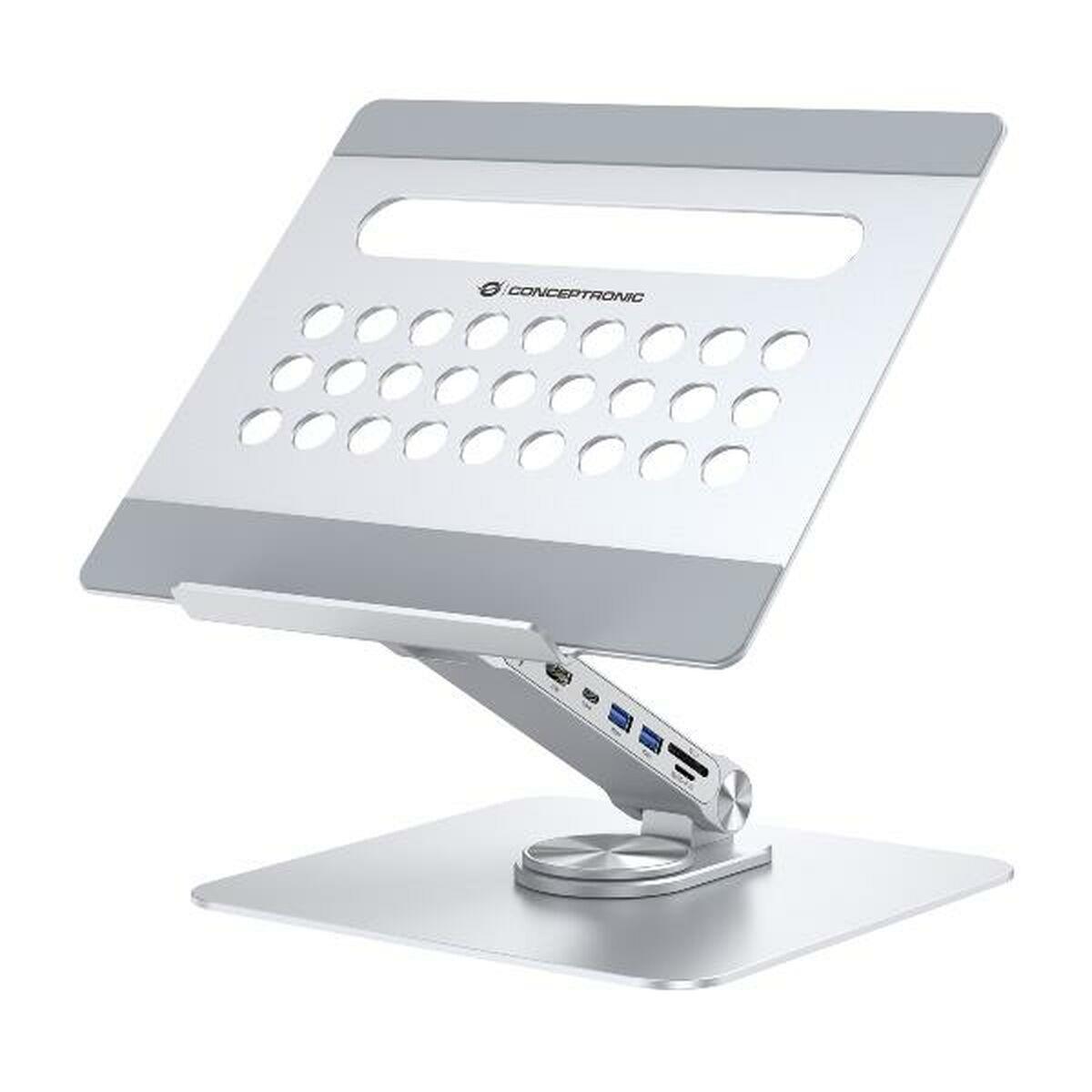 Soporte para Portátil Conceptronic DONN27G Aluminio