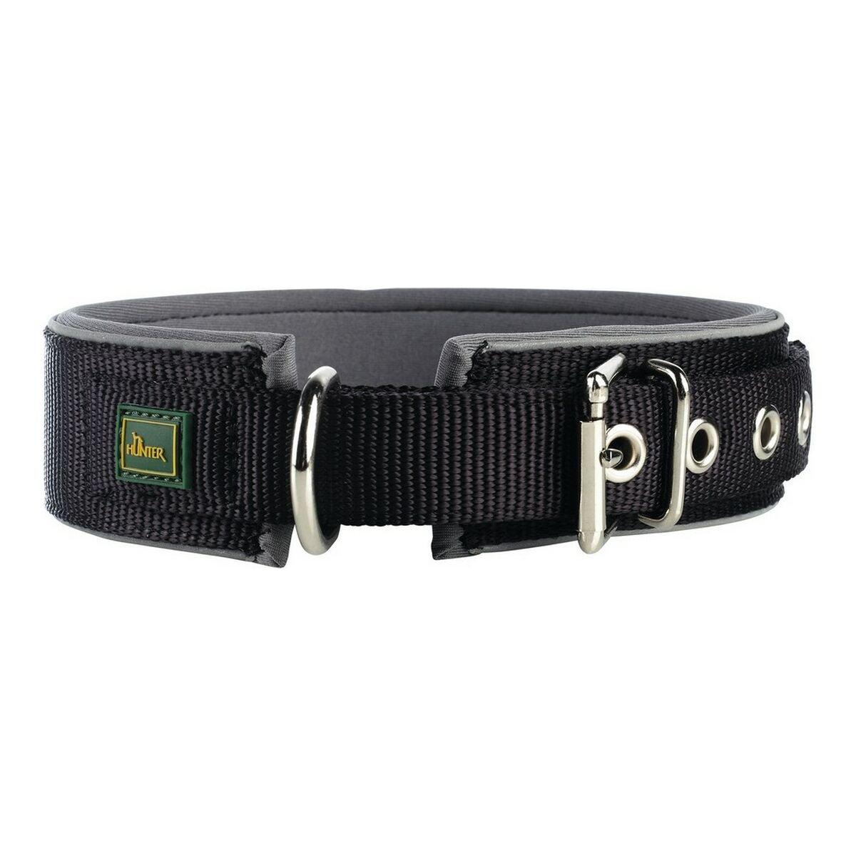 Collar para Perro Hunter Neoprene Reflect Negro