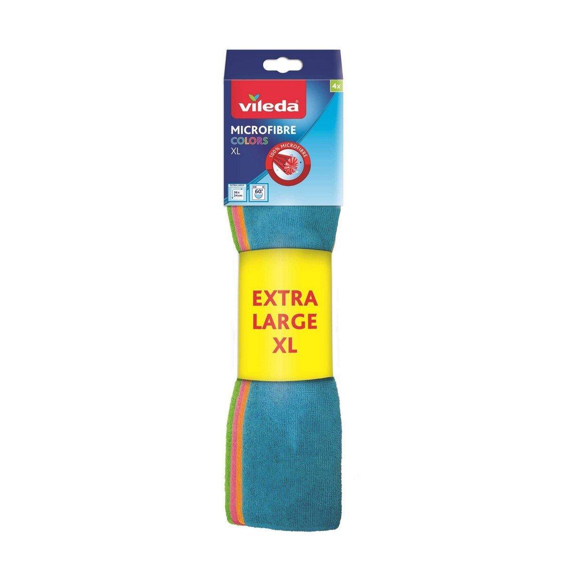 Bayeta microfibra Vileda XL Colors 167787 (4 Unidades)