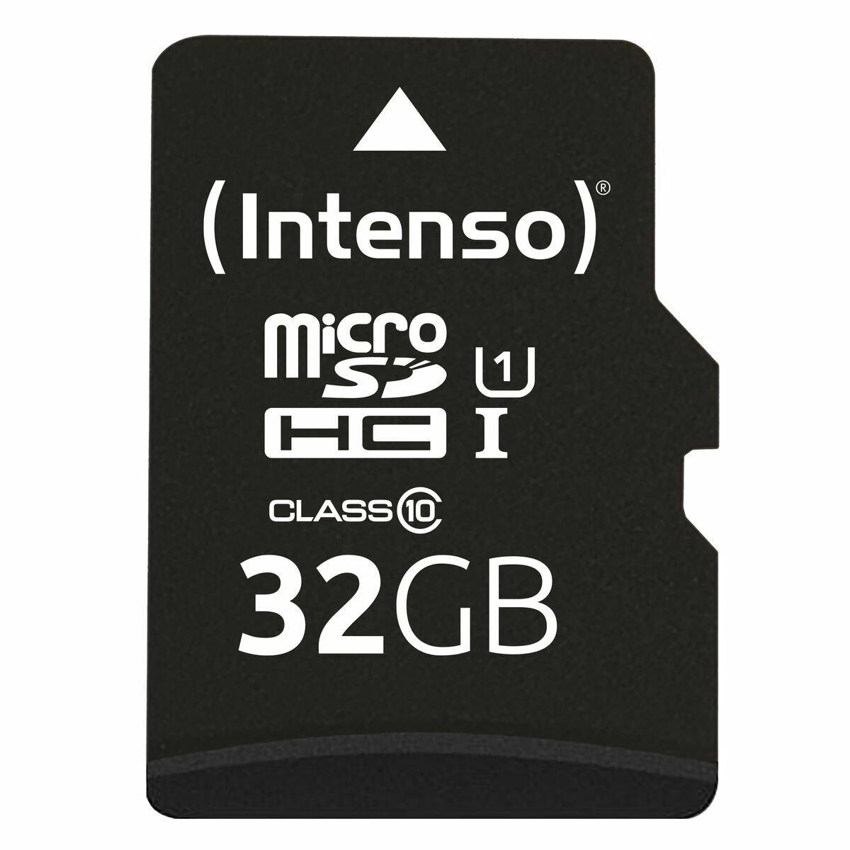 Tarjeta de Memoria Micro SD con Adaptador INTENSO 3423480 32 GB