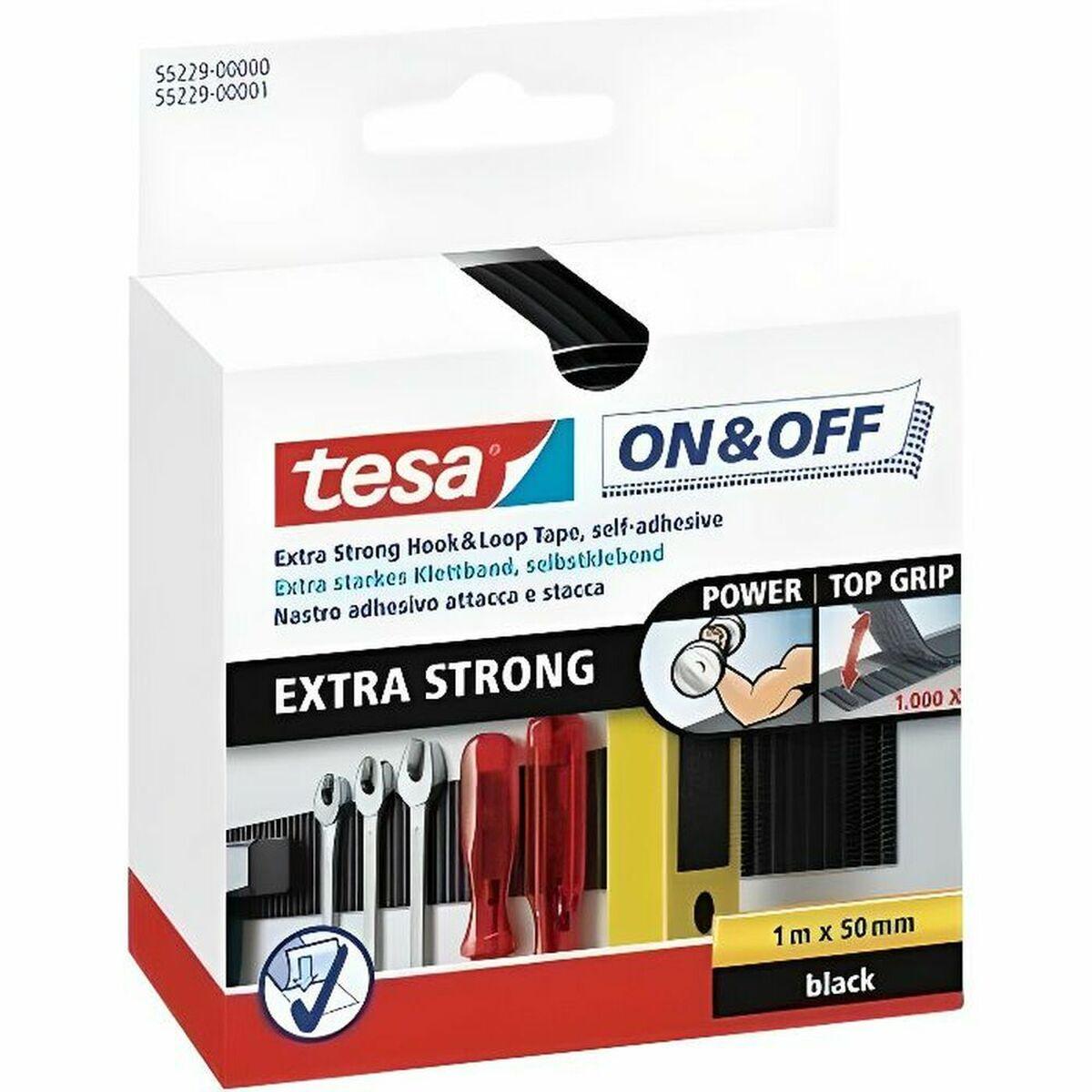 Colgador para herramientas TESA On & Off 1 m x 50 mm Velcro