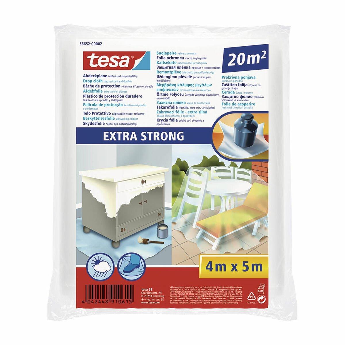 Protector de superficies TESA 56652 4 x 5 m Transparente