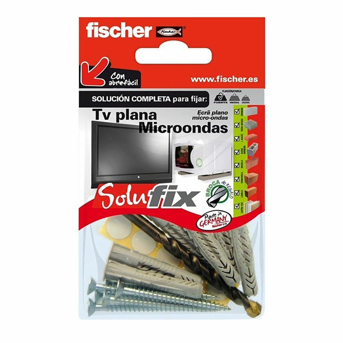 Kit de fijación Fischer Solufix 502690 Microondas Televisión 10 Piezas