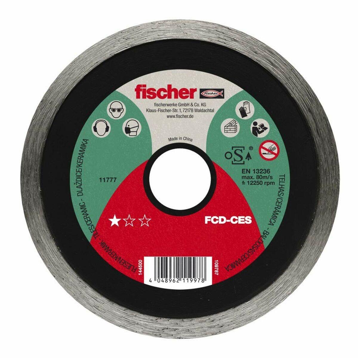 Disco de corte diamantado Fischer 115 x 1,6 x 22,23 mm