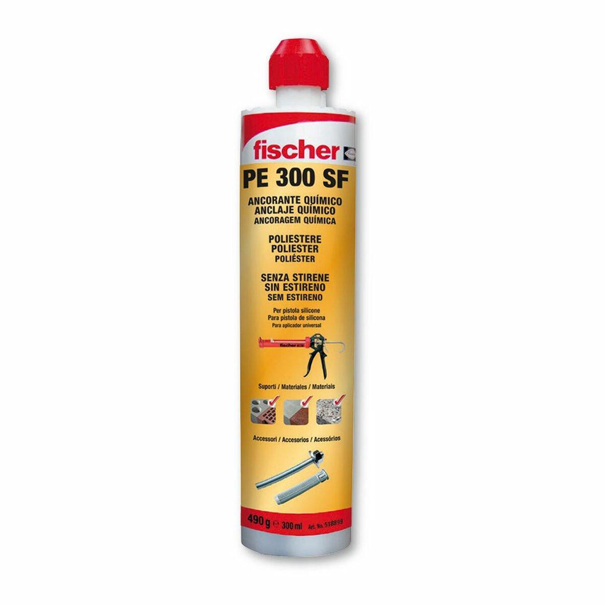 Taco químico Fischer 300 ml Fijación en pared
