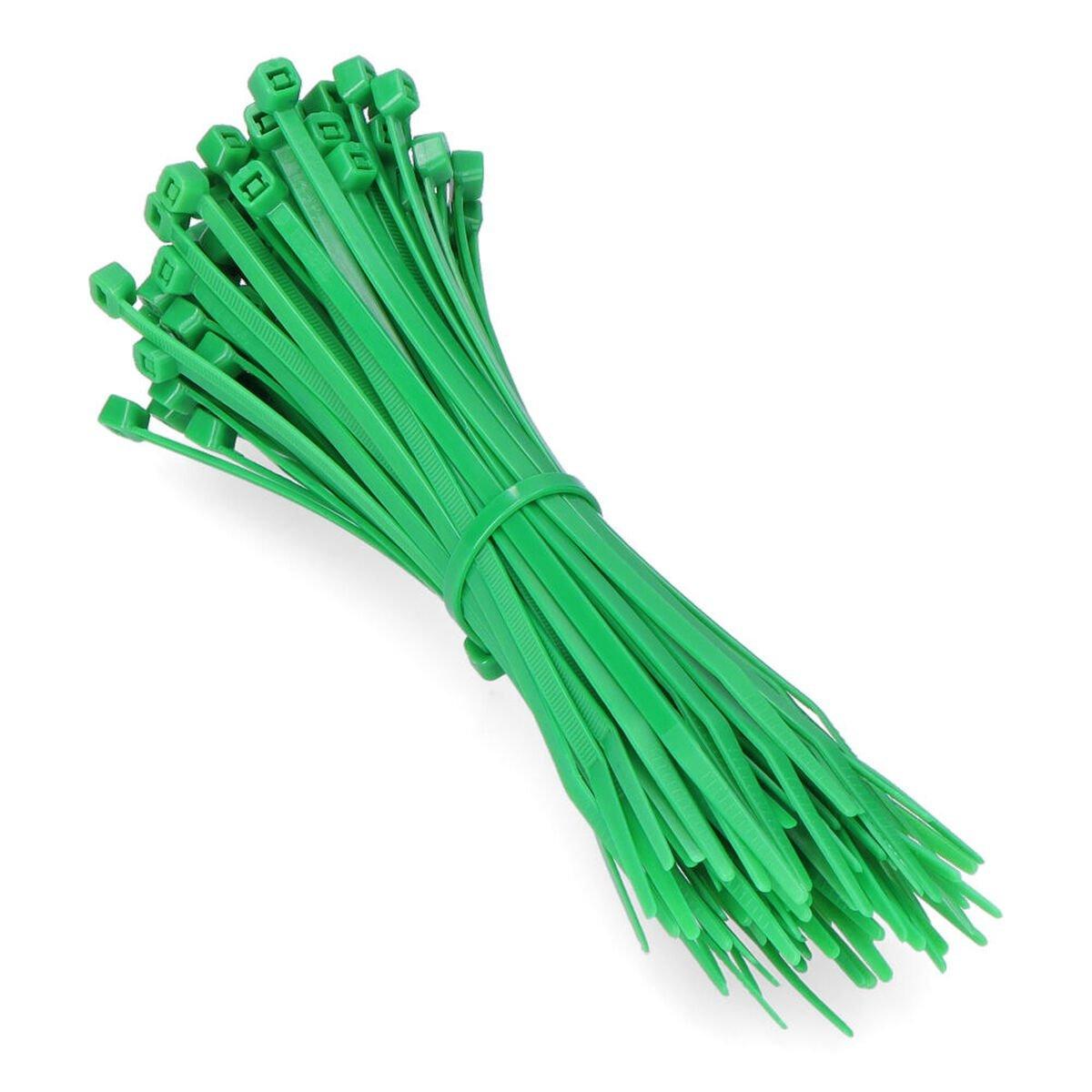 Bridas Nailon Fischer Verde 15 cm (100 Unidades)