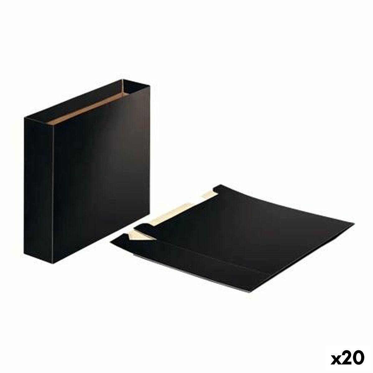 Caja de Archivo Esselte Negro Folio (20 Unidades)