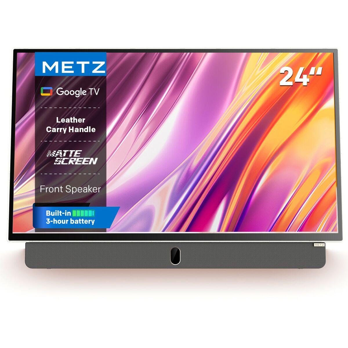 Metz Smart TV 24MPE7000Z 24 pulgadas Full HD blanco negro WiFi Google TV HDR