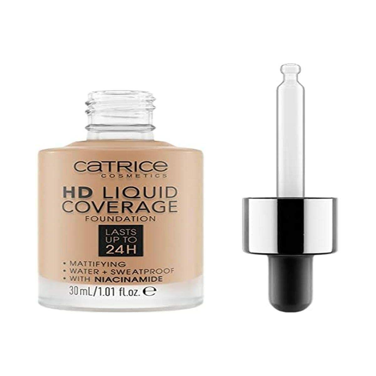 Base de Maquillaje Fluida Catrice Hd Liquid Coverage Foundation Nº 050-rosy ash 30 ml