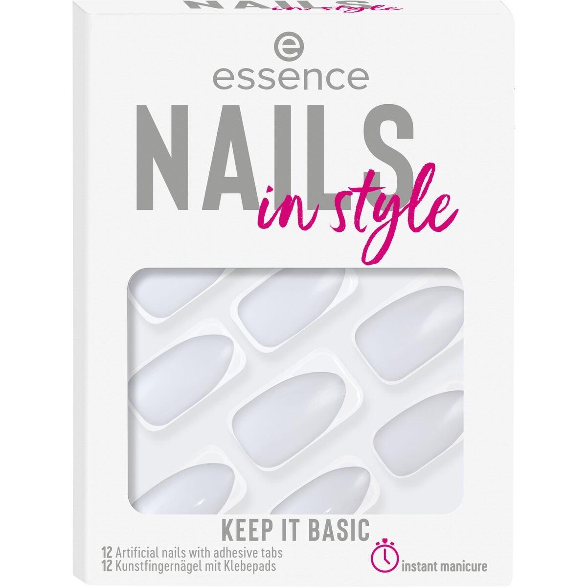 Uñas Postizas Essence Nails In Style 15-keep it basic 12 Piezas (12 Unidades)