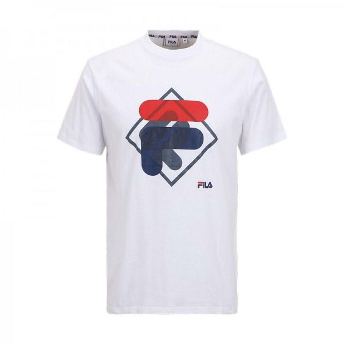 Camiseta Deportiva de Manga Corta Fila FAM0447 10001 Blanco