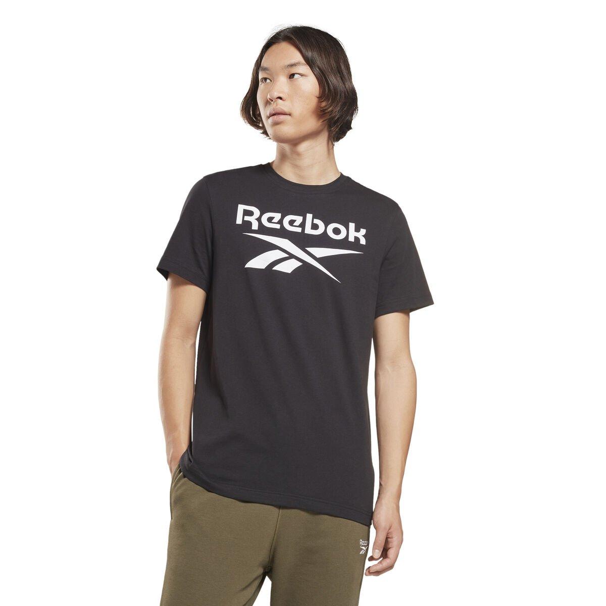 Camiseta Deportiva de Manga Corta Reebok BIG LOGO TEE HD4222 Negro