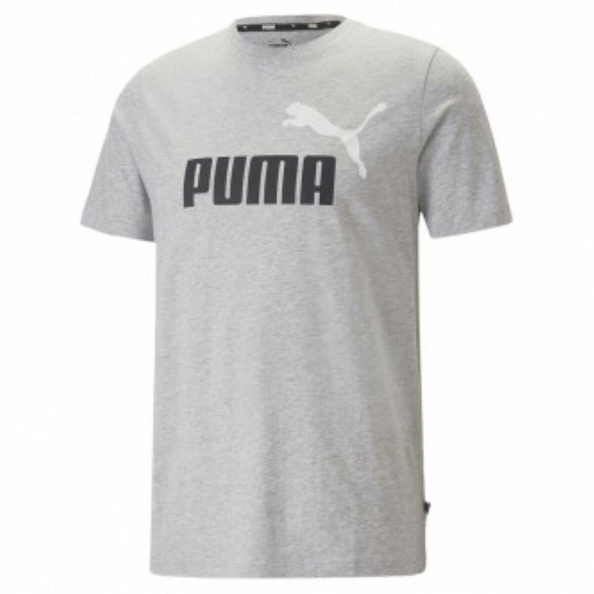 Camiseta Deportiva de Manga Corta Puma ESS 2 COL LOGO 586759 04 Gris