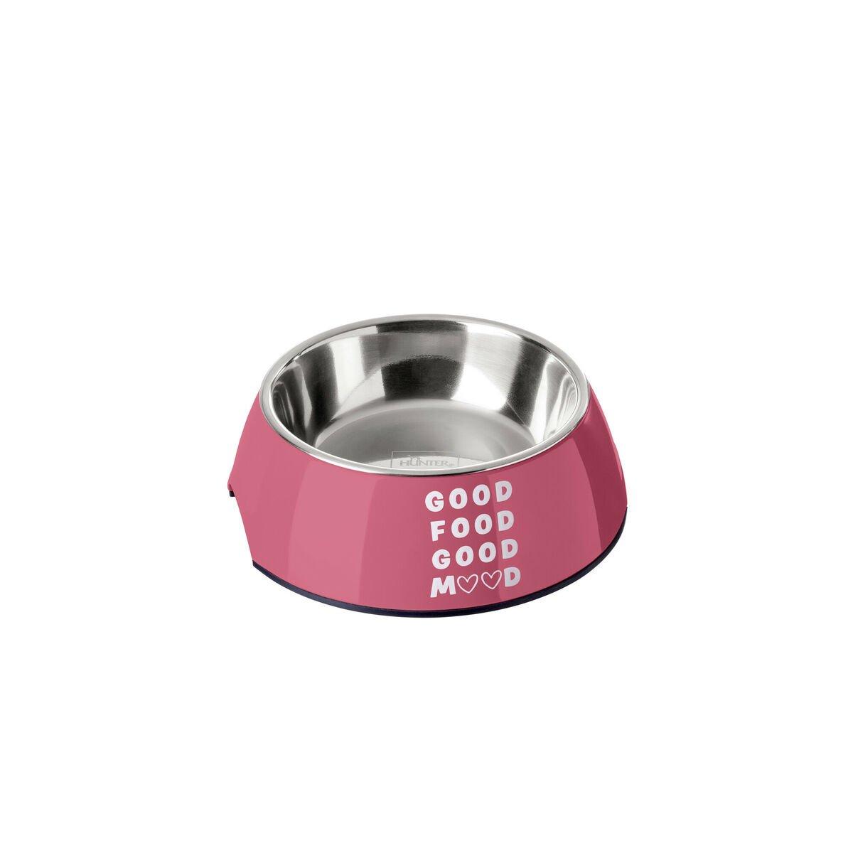 Comedero para Perro Hunter Chester Rosa 160 ml