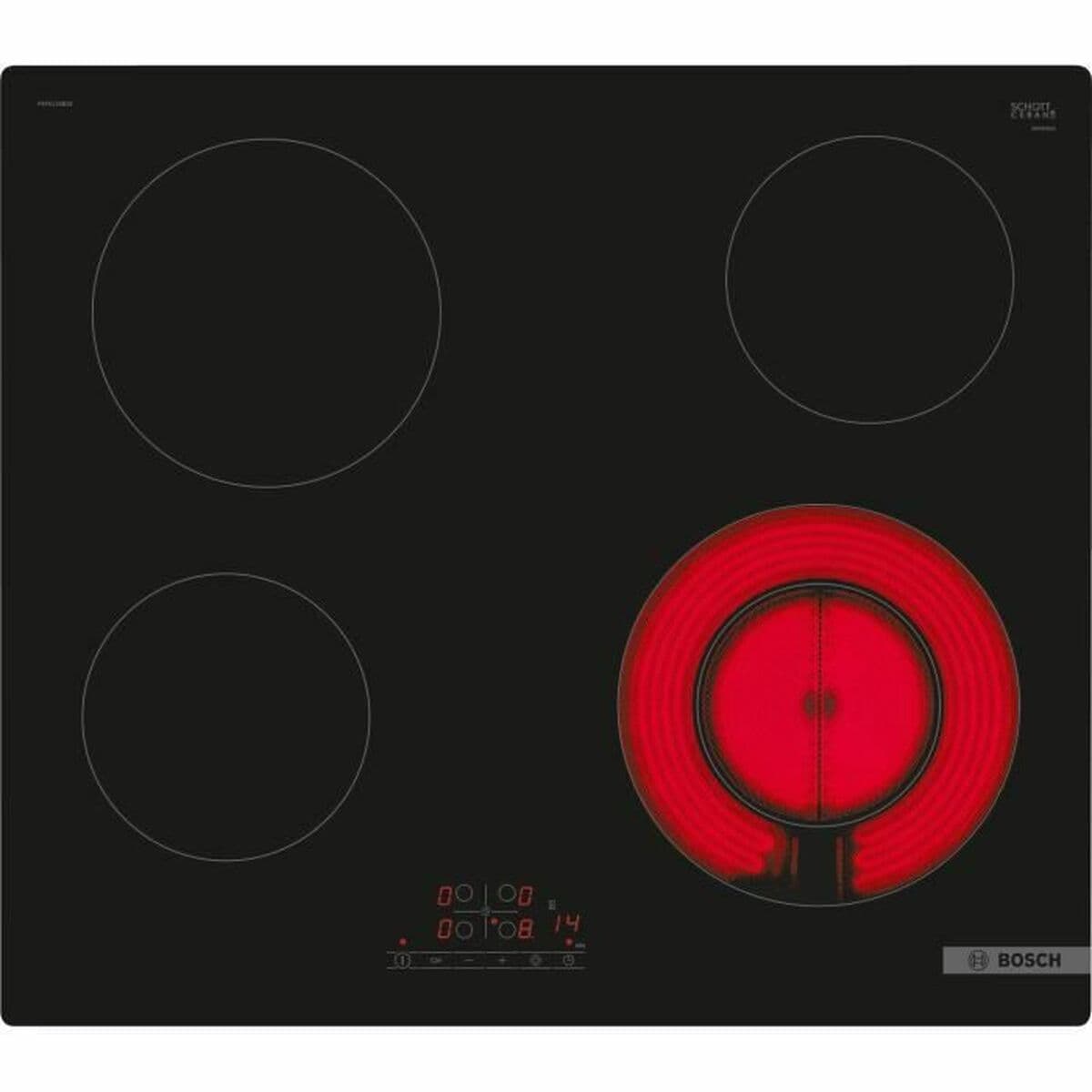 Placa Vitrocerámica BOSCH PKF611BB8E 6600W (60 cm)