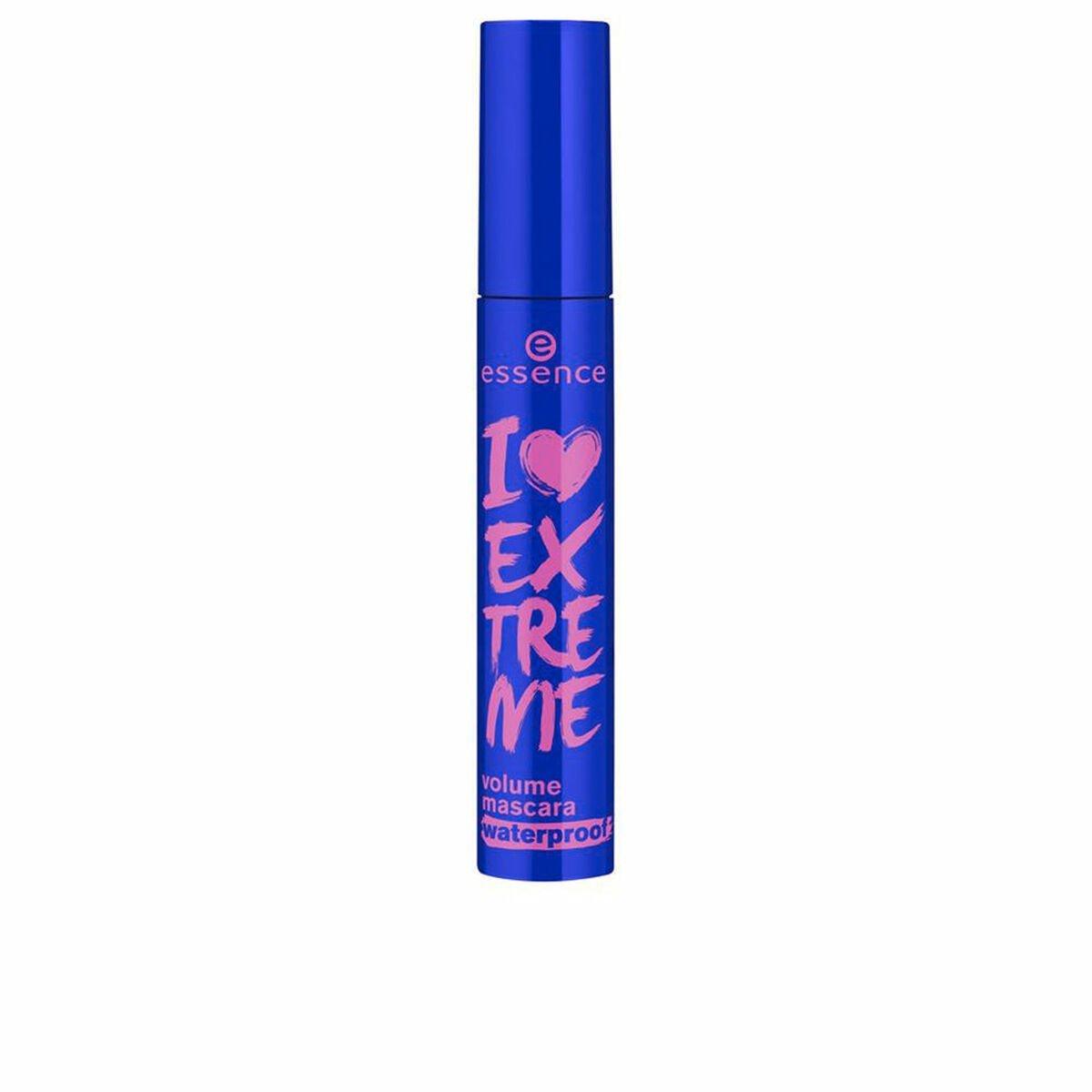 Máscara de Pestañas Efecto Volumen Essence I Love Extreme 12 ml Resistente al agua