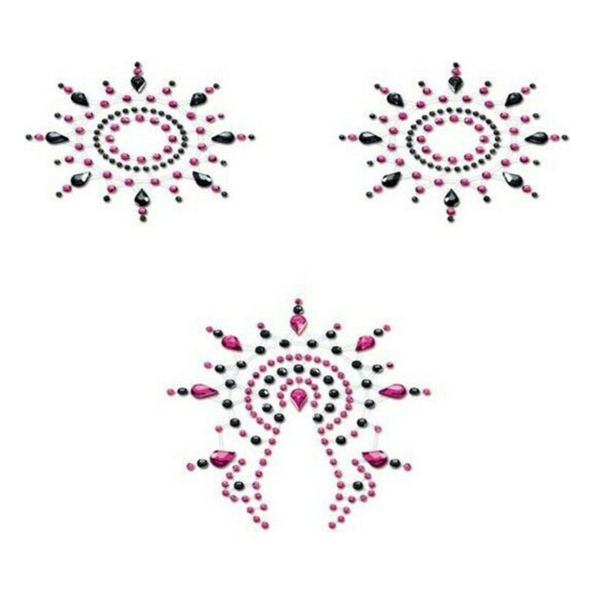 Set Gloria Negro y Rosa Mystim (3 pcs)
