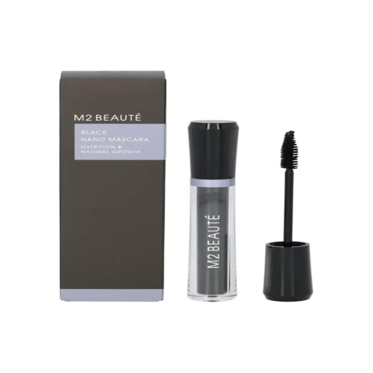Máscara de Pestañas M2 Beauté Black Nano Negro 6 ml Nutritivo