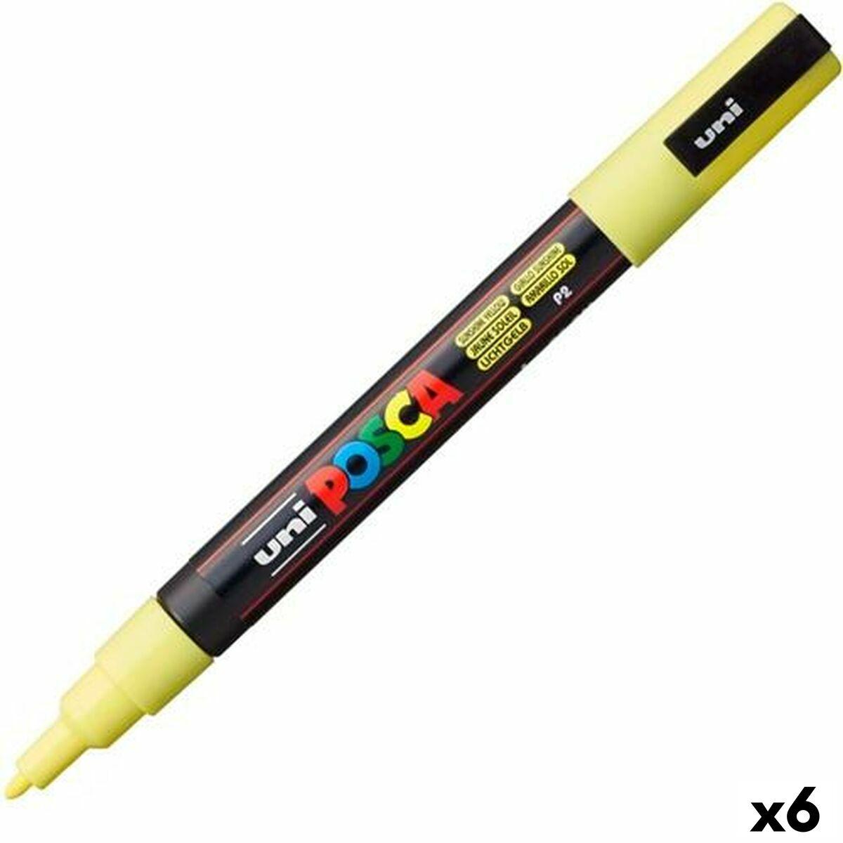 Marcador POSCA PC-3M Amarillo (6 Unidades)