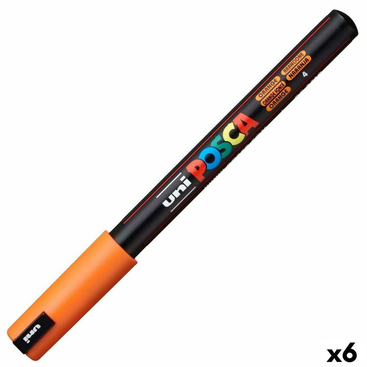 Rotuladores POSCA PC-1MR Naranja (6 Unidades)