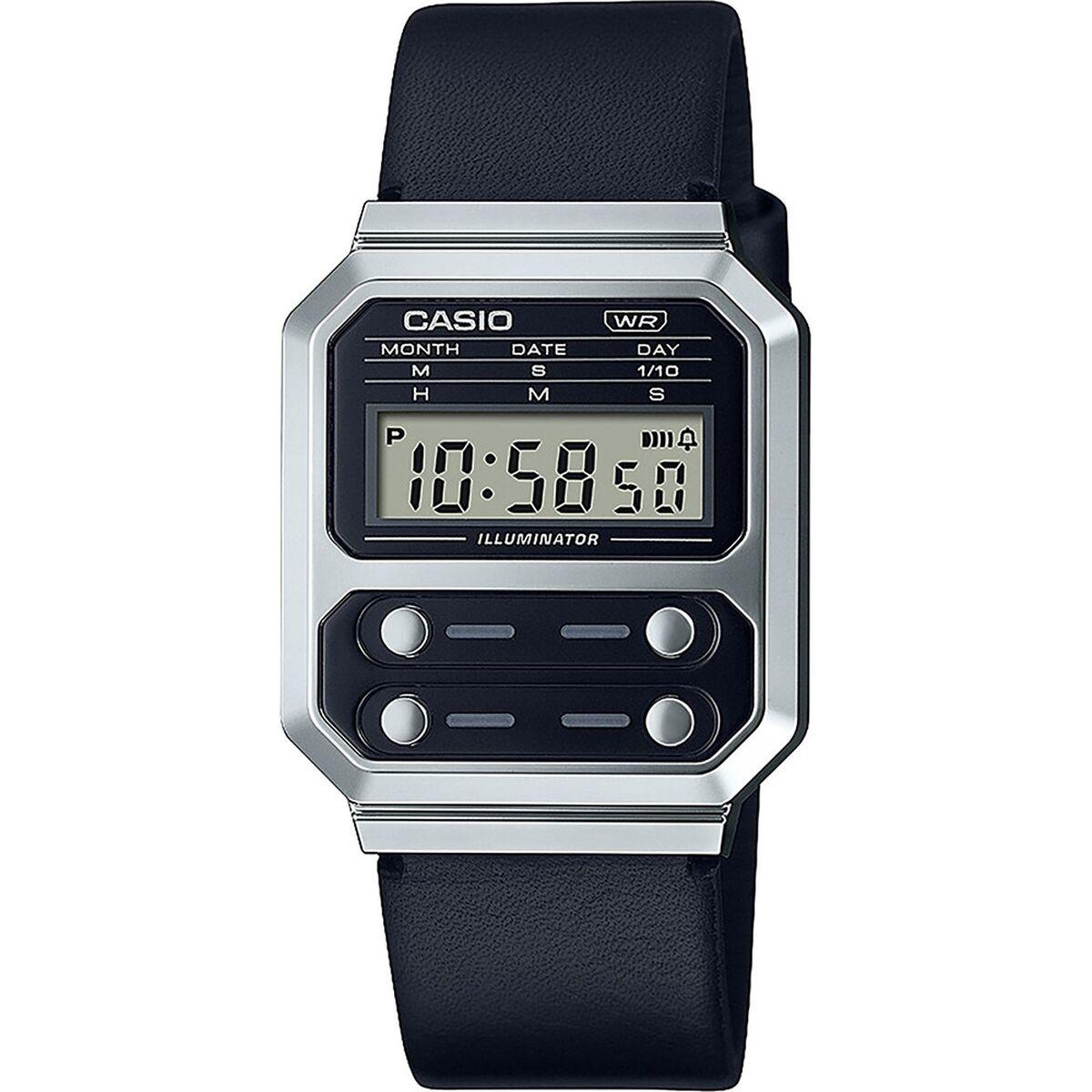 Reloj Unisex Casio F100 TRIBUTE - STEEL / BLACK ***SPECIAL PRICE*** Negro (Ø 40 mm)