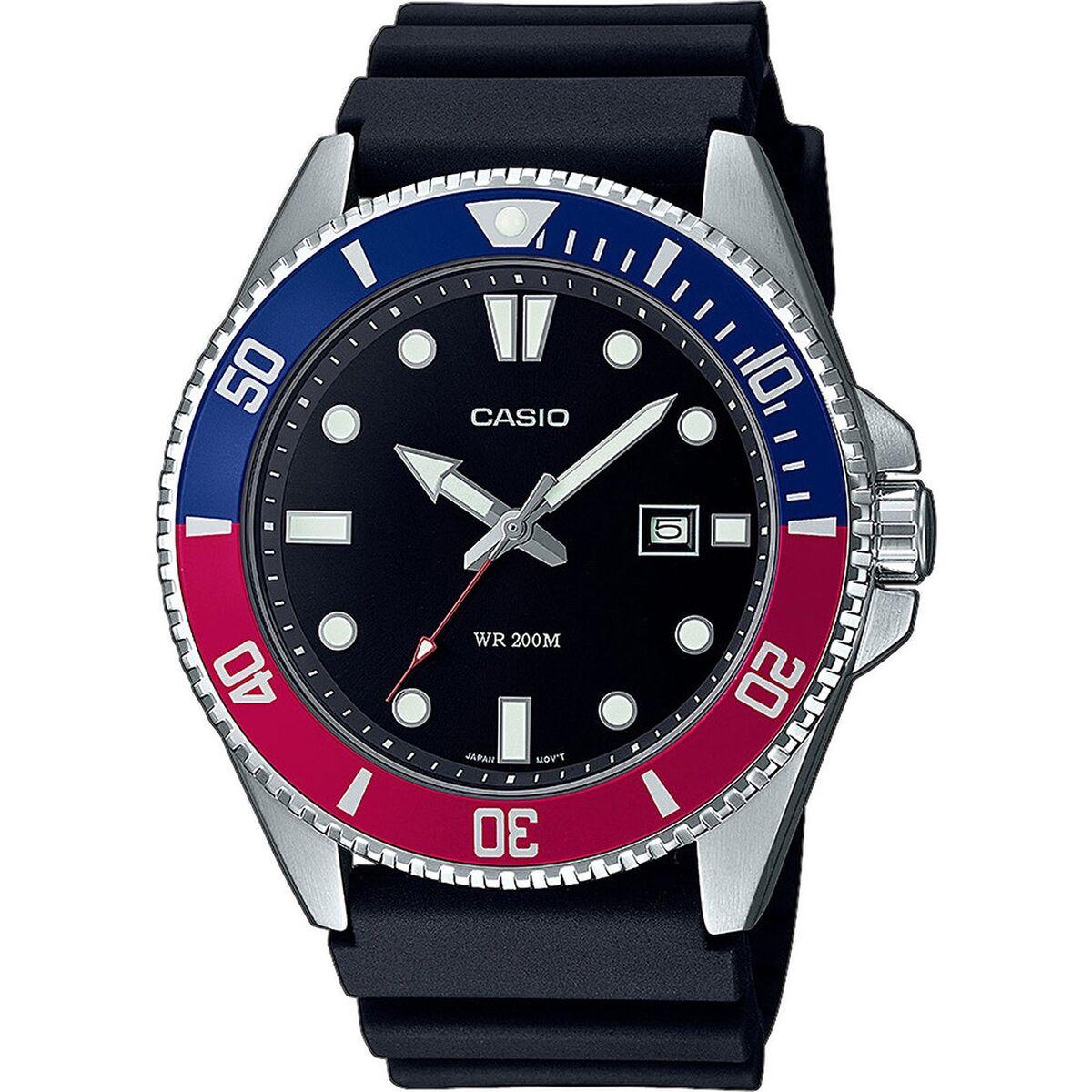 Reloj Hombre Casio DIVER DATE 200M - BLACK Negro (Ø 44 mm)