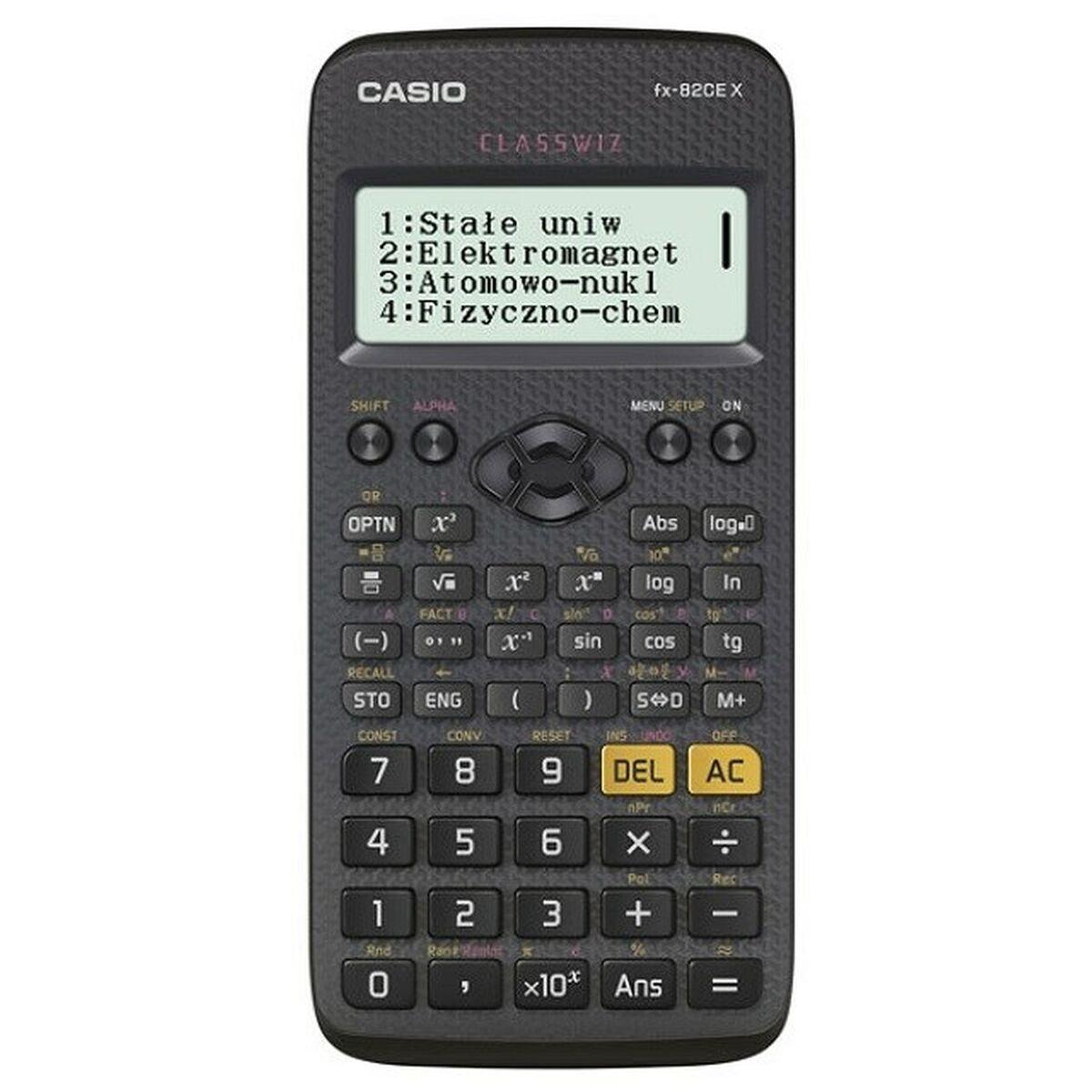 Calculadora Científica Casio FX-82CEX Negro 7 x 16,5 x 14 cm