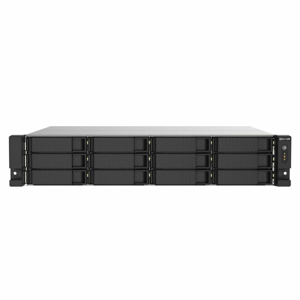 Almacenamiento en Red NAS Qnap TS-1273AU-RP-8G Negro Gris Aluminio