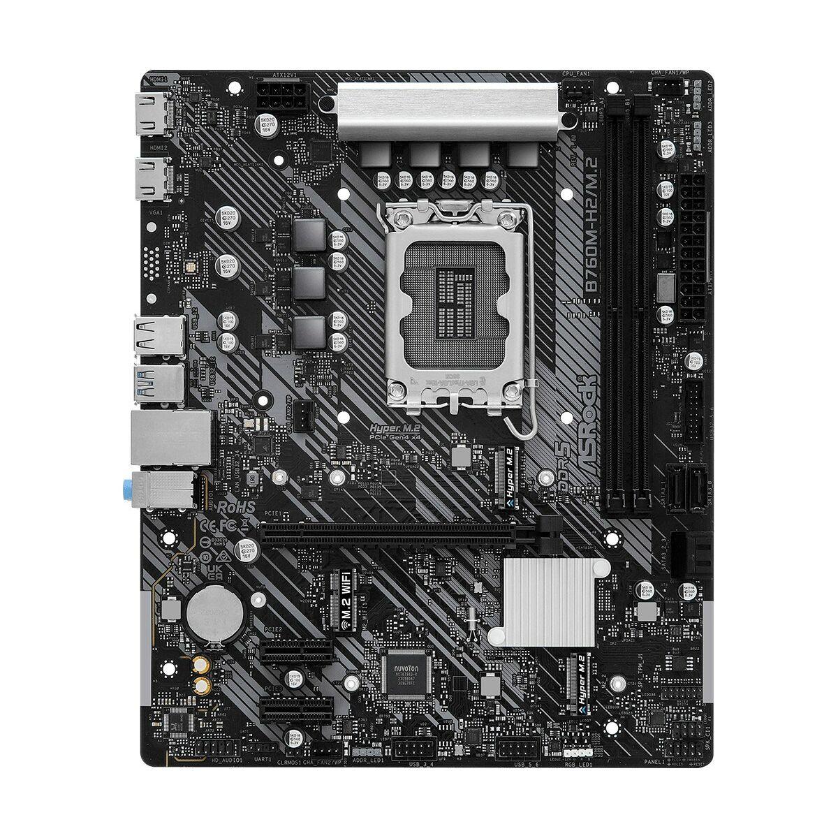 Placa Base ASRock B760M-H2/M.2 LGA 1700 INTEL® B760