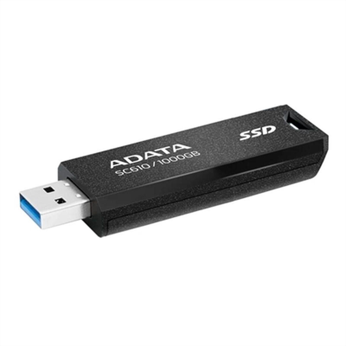Disco Duro Externo Adata SC610-1000G-CBK SSD 1 TB Negro