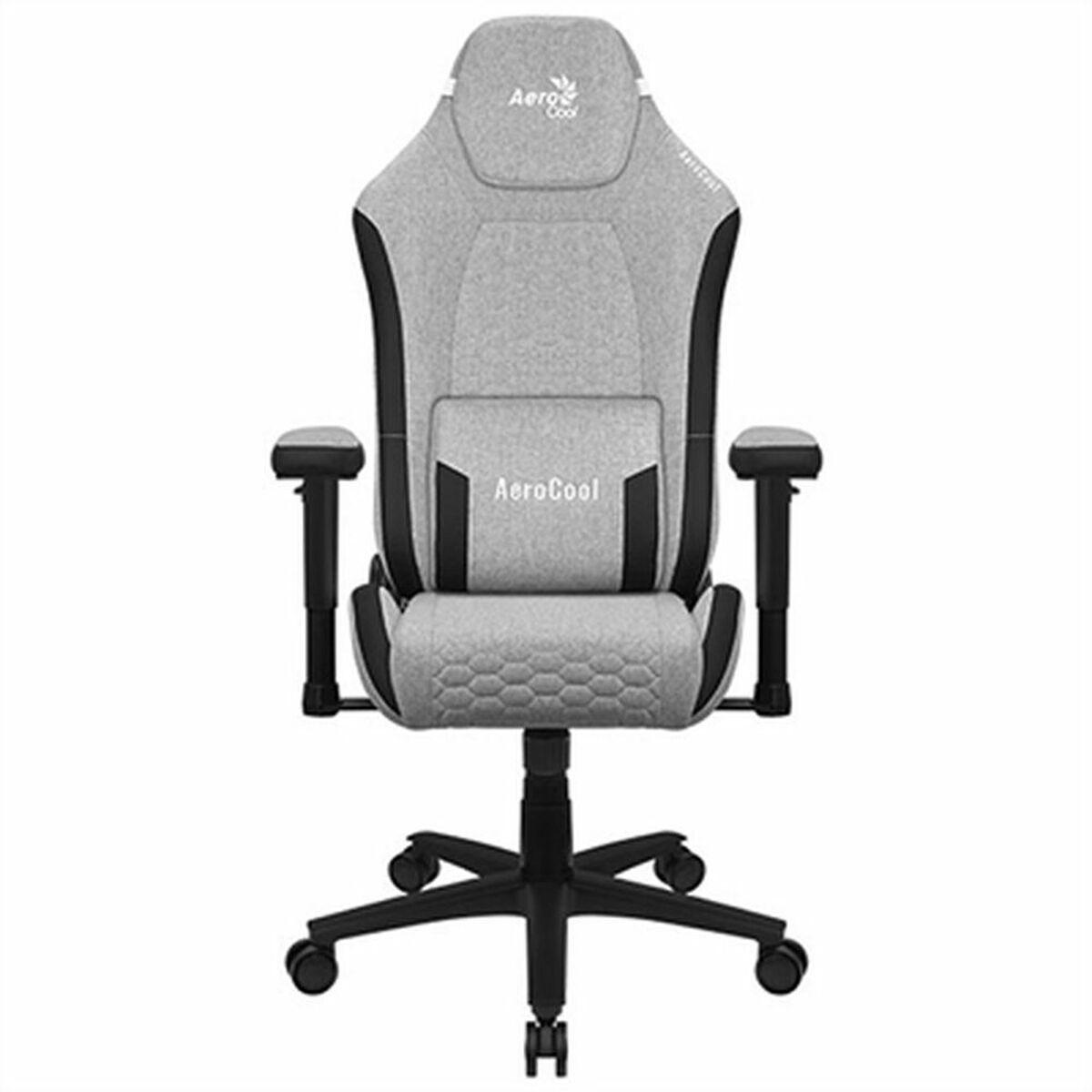 Silla Gaming Aerocool AEROCROWN-ASH-GREY Negro Gris