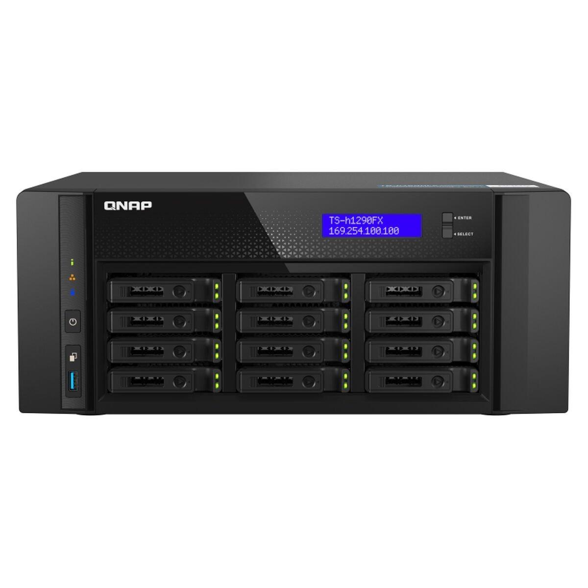 Almacenamiento en Red NAS Qnap TS-H1290FX-7232P-64G Negro