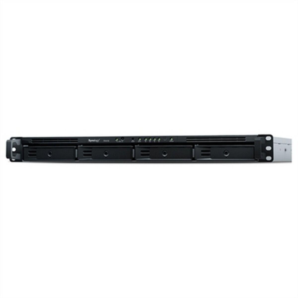 Almacenamiento en Red NAS NAS Synology RX418 HDD SSD SATA 48 TB Negro Plateado Negro/Gris