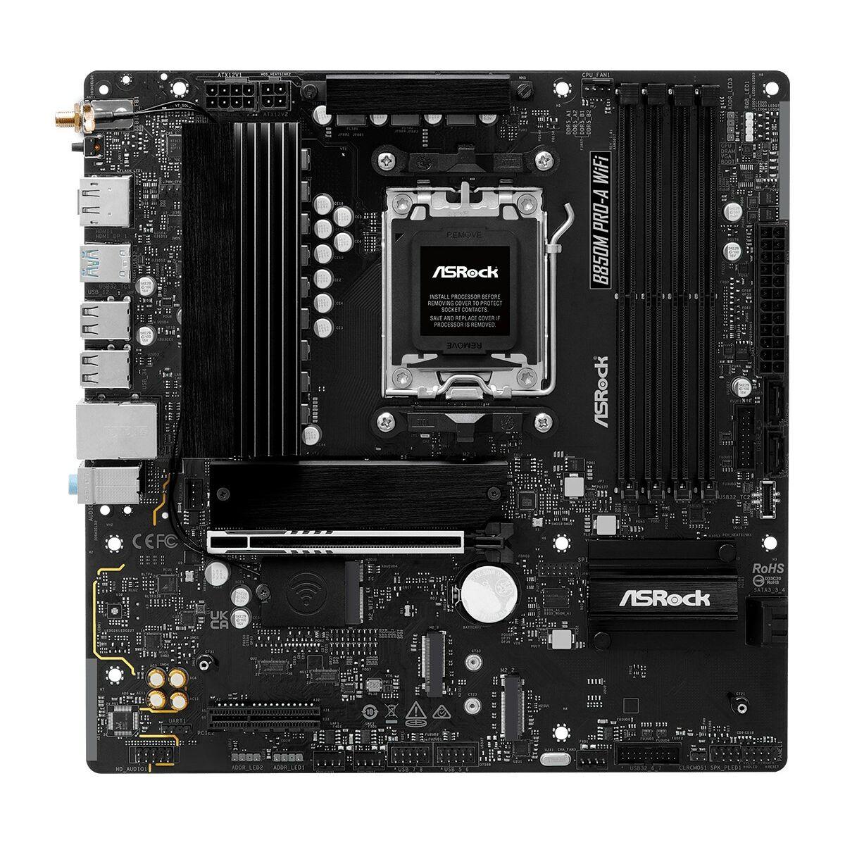 Placa Base ASRock B850M Pro-A WiFi Intel Wi-Fi 6 AMD AM5