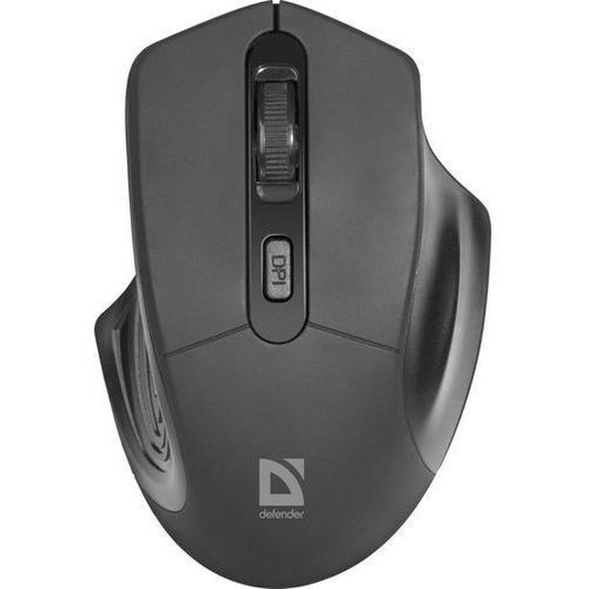 Ratón Óptico Defender Datum MB-345 Negro