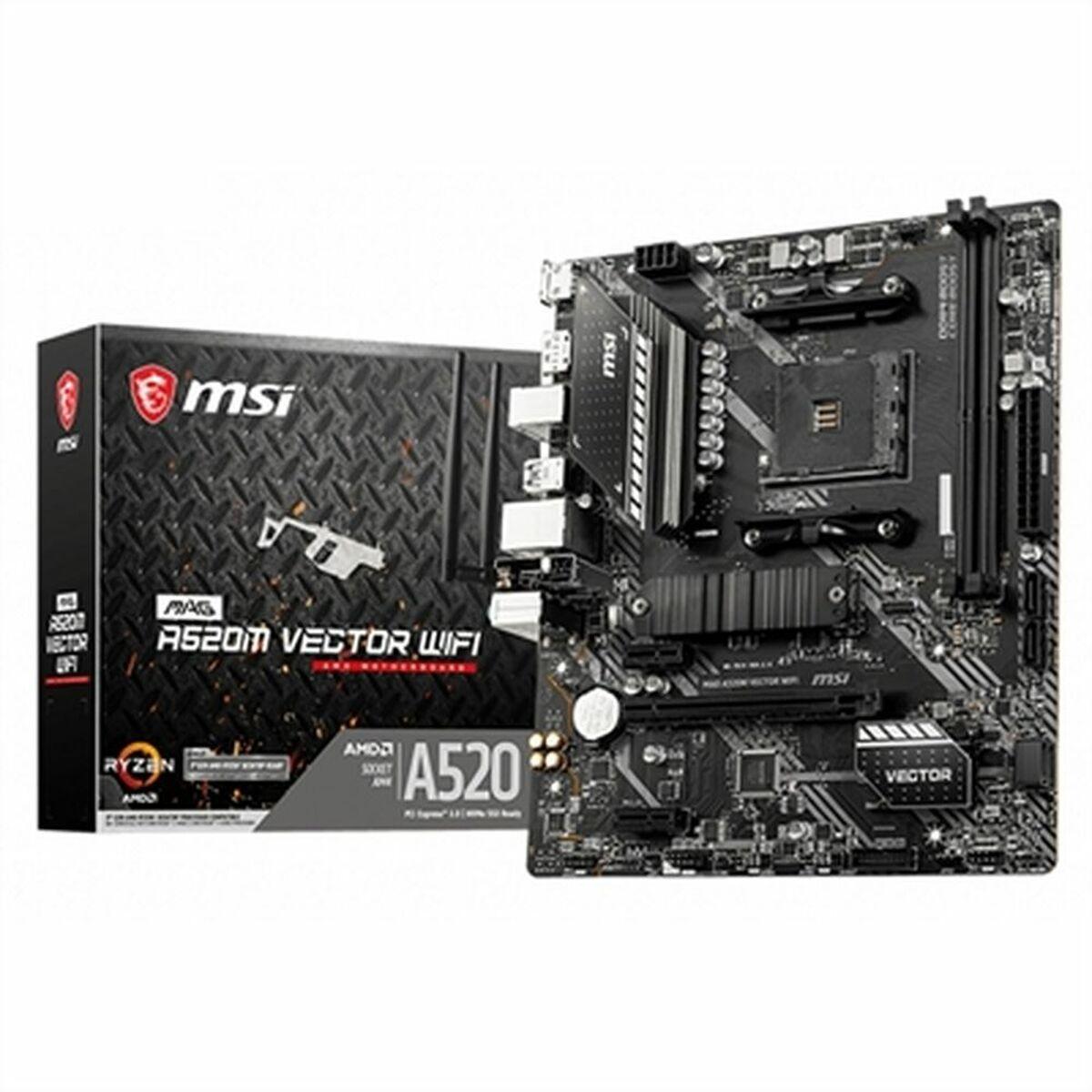 Placa Base MSI MAG A520M VECTOR WIFI mATX AMD AM4