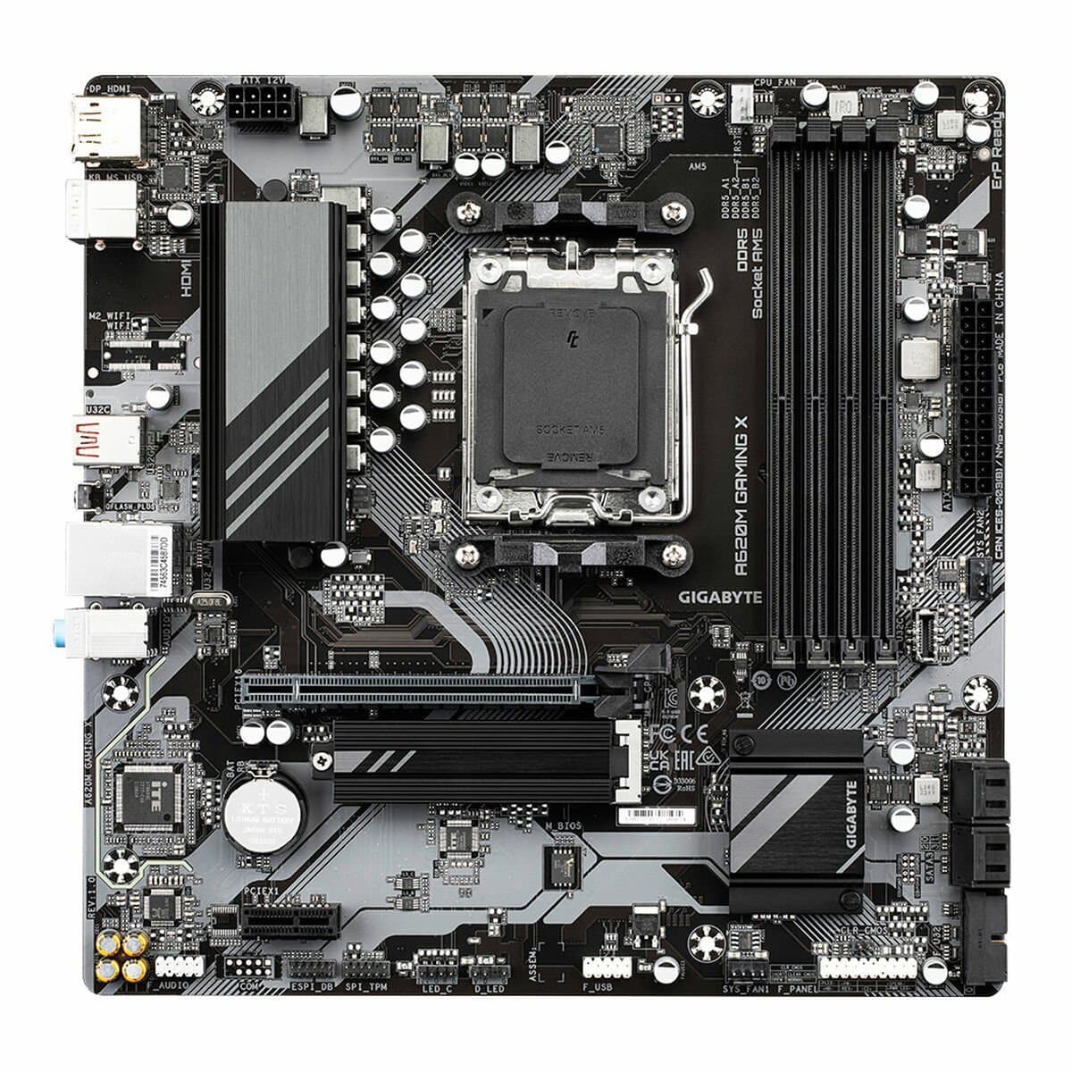 Placa Base Gigabyte A620M AMD A620 AMD AM5